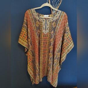 Vintage Sante Orange Kaftan